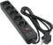 Миниатюра Patron 1.8 m3*1mm2 (SP-1052)  5 розеток BLACK EXT-PN-SP-1052, фото 1