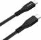 Миниатюра Choetech USB-C to USB-C 1.0m PD100W premium black XCC-1008, фото 2