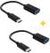 Миниатюра XoKo OTG USB 2.0 AF to USB-C 0.11m 2PCS black XK-AC230-BK2, фото 1