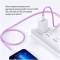 Миниатюра ColorWay USB-C to Lightning 1.0m 27W purple CW-CBPDCL061-PU, фото 10