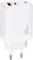 Миниатюра XoKo 1xUSB-C PD65W + 1xUSB QC3.0 GaN white XK-QC-620, фото 1