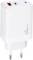 Миниатюра XoKo 1xUSB-C PD45W + 1xUSB QC3.0 GaN white XK-QC-450, фото 1