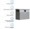 Миниатюра Deye Micro Hybrid ESS Solution 2500W/2560Wh SUN-BK250-2.56KWH-EU-AM4-32L, фото 3