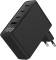 Миниатюра Gembird 3xUSB-C PD100W + 1xUSB QC3.0 30W black TA-UC-PDQC100LCD-01-BK, фото 3