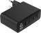 Миниатюра Gembird 3xUSB-C PD100W + 1xUSB QC3.0 30W black TA-UC-PDQC100LCD-01-BK, фото 4