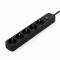 Миниатюра ColorWay CCA-3G1MM 5 розеток, 3m Black CW-PSEA1053BK, фото 2