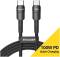 Миниатюра ESSAGER USB-C to USB-C 3.0m 100W black EXCTT1-XCC01, фото 1