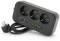 Миниатюра VOLTRONIC F09U, 3 роз EU, 4USB Black F09U-Black, фото 1