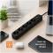 Миниатюра ColorWay CW-PSEA1655BK 5 розеток, 5m Black, фото 8
