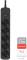 Миниатюра ColorWay CW-PSEA1652BK 5 розеток, 2m Black, фото 4