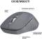 Миниатюра OfficePro M230G Silent Click Wireless/Bluetooth Gray, фото 6