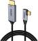 Миниатюра Choetech USB-C to HDMI M 1.8m 4K60Hz 90° corner XCH-1803, фото 1