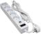 Миниатюра Patron 3m + 2 USB 2.0, 2.1A, 5 роз. White EXT-PN-SP-53-USB-W, фото 1