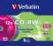 Миниатюра Verbatim Data Life Plus, 700Mb, 10X, Slim case, colors 43167, фото 1