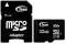 Миниатюра Team Black MicroSDHC 32GB UHS-I Class10 + SD-adapter TUSDH32GCL10U03, фото 1