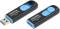 Миниатюра A-Data UV128 128GB Black/Blue USB 3.0 AUV128-128G-RBE, фото 1