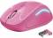 Миниатюра Trust Yvi FX wireless mouse pink 22336, фото 1