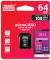 Миниатюра Goodram M1AA microSDXC 64GB Class 10 UHS-I + adapter M1AA-0640R12, фото 1