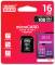 Миниатюра Goodram M1AA MicroSDHC 16GB UHS-I Class 10 + adapter M1AA-0160R12, фото 1