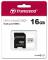 Миниатюра Transcend 300S microSDHC 16GB UHS-I U1 + adapter TS16GUSD300S-A, фото 1