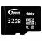 Миниатюра Team 500X microSDHC 32GB Class 10 UHS U1 TUSDH32GCL10U02, фото 1