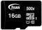 Миниатюра Team 500X MicroSDHC 16GB UHS-I Class 10 TUSDH16GCL10U02, фото 1