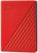 Миниатюра Western Digital My Passport 4TB RED USB 3.2 Gen1 WDBPKJ0040BRD-WESN, фото 1