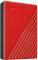 Миниатюра Western Digital My Passport 4TB RED USB 3.2 Gen1 WDBPKJ0040BRD-WESN, фото 3