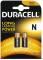 Миниатюра Duracell N (MN9100 / LR1 / E90 / 4001 / AM5) Alkaline * 2 5002983, фото 1