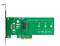 Миниатюра Maiwo Контроллер M.2 PCIe M-key SSD 22*42mm, 22*60mm, 22*80mm to PCI-E, full profile bracket KT016, фото 3
