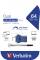 Миниатюра Verbatim Dual 64GB Blue USB 3.2 Type-C 49967, фото 1