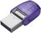 Миниатюра Kingston DataTraveler microDuo 3C 128GB Violet USB 3.2 Type-C DTDUO3CG3/128GB, фото 2