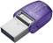 Миниатюра Kingston DataTraveler microDuo 3C 64GB Violet USB 3.2 Type-C DTDUO3CG3/64GB, фото 2