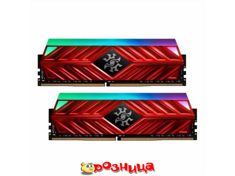 A Data XPG SPECTRIX D41 RGB Red DDR4 16GB 2x8GB 3200MHz CL16 Kit AX4U32008G16A DR41