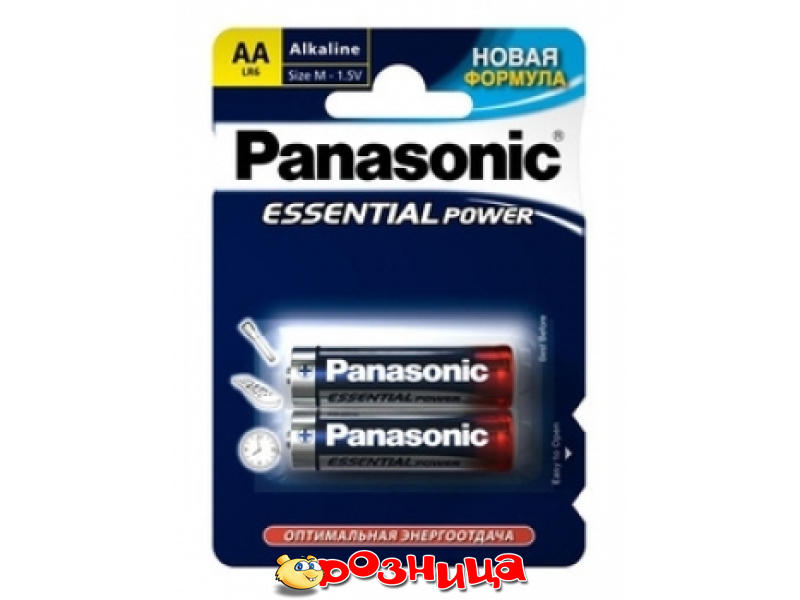 Батарейка Panasonic Evolta AA/lr6. Батарейка Panasonic lr6 everyday bp2 (щелочная) кратно 2шт (пальчик). Элемент Panasonic. Power BL.